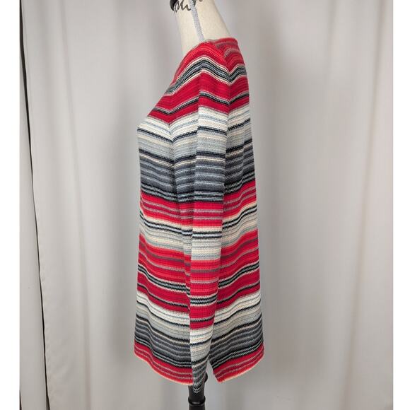 Ralph Lauren Striped Pullover Sweater Red and Gray Size XL - Picture 10 of 12